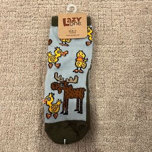 Lazy One Duck Duck Moose Socks Size 7-9 Kids